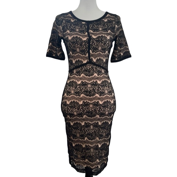Reiss Dresses & Skirts - Reiss Elegant Black Lace Dress Size 0